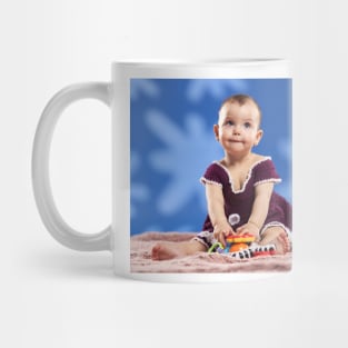 Adorable seven months babygirl Mug